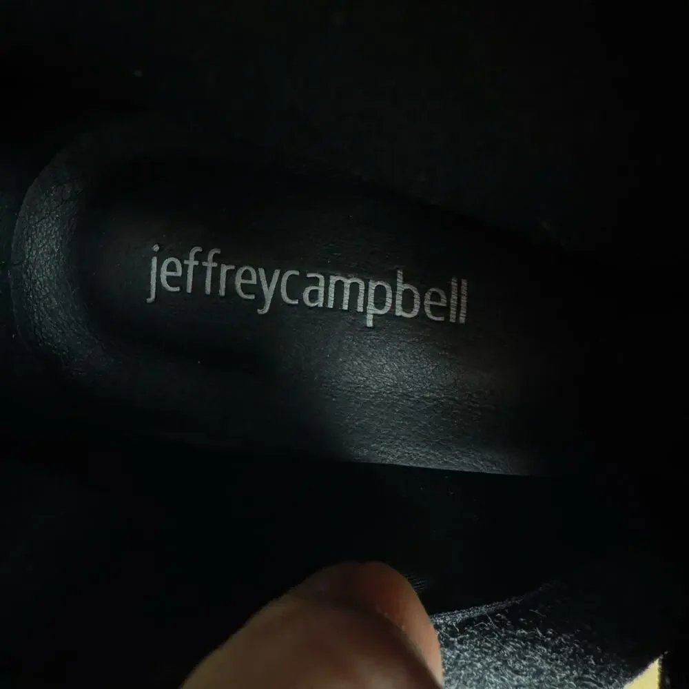 Jeffrey Campbell Coma Houndstooth Pointed Toe Bootie Boots Heel Women's Size 9 - Picture 3 of 10